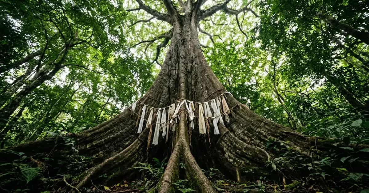 Iroko, l'orisha arbre : la promesse, la gameleira et le fromager